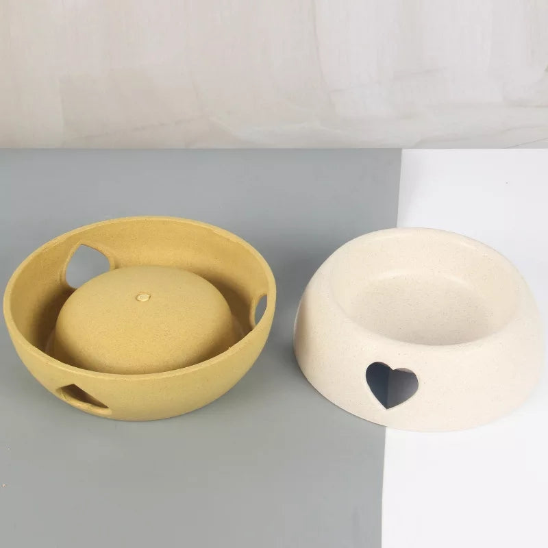 Plato Individual L bamboo para Perros