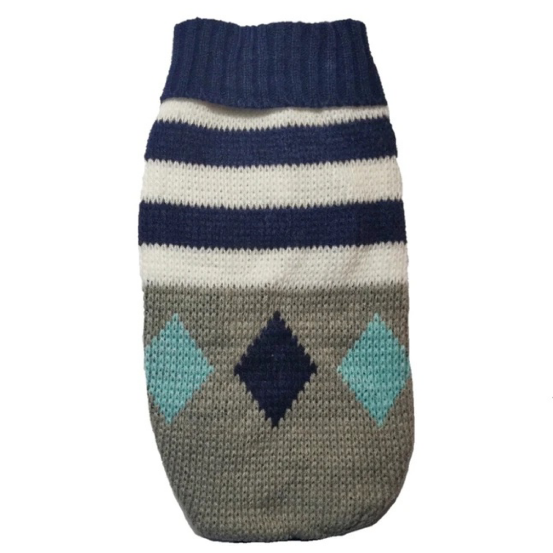 Sweater Diseño Rombos para Perros Pequeños y Medianos.