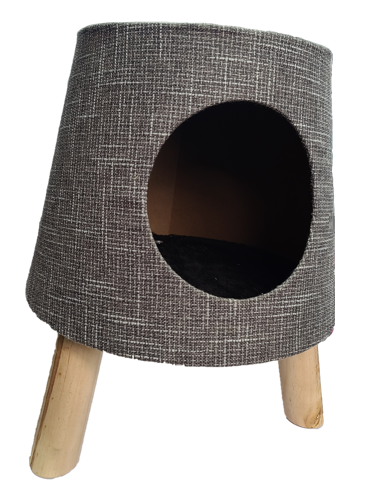 Casa de Gato Madera lindas, cómodas y seguras.