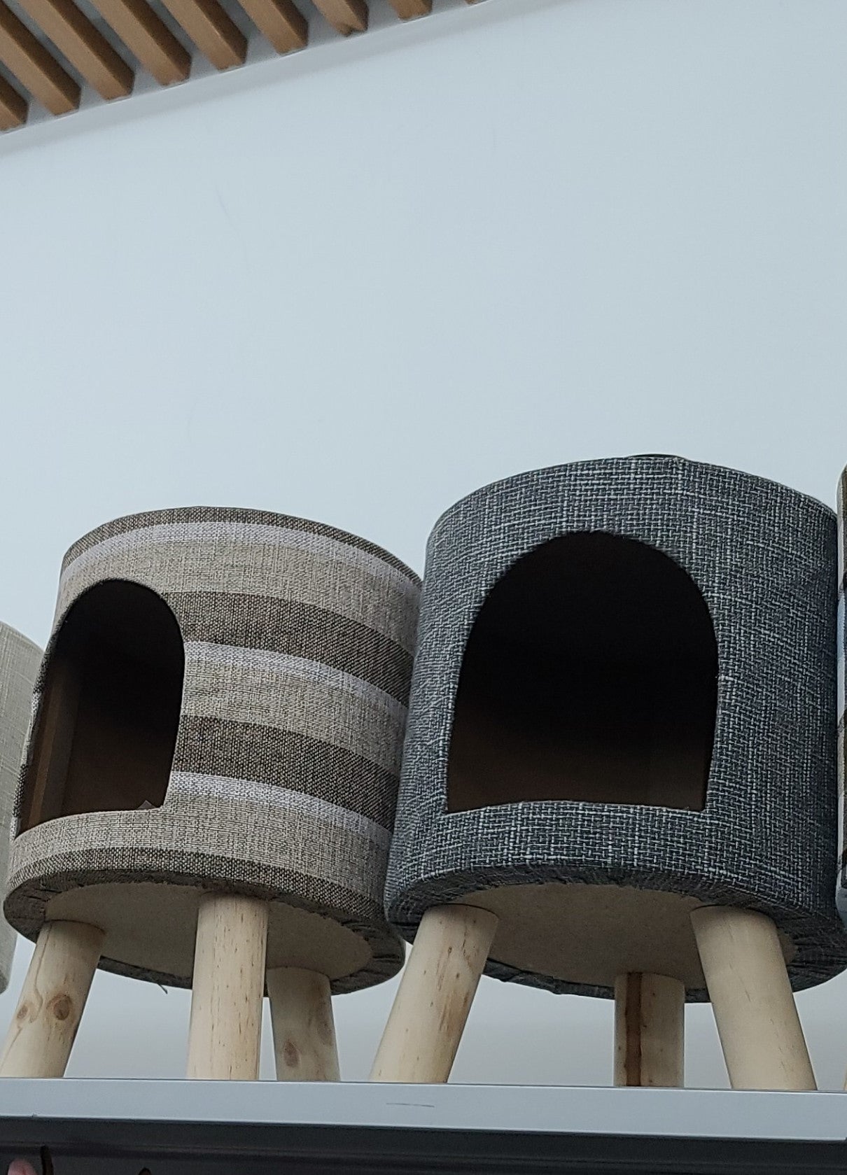 Casa de Gato Madera lindas, cómodas y seguras.