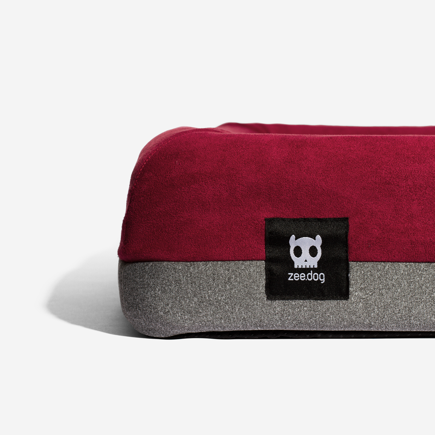 Zeedog Bed Cover Burgundy/Grey-Small