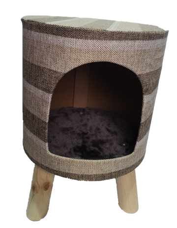 Casa de Gato Madera lindas, cómodas y seguras.