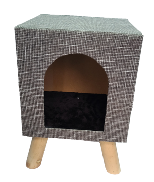 Casa de Gato Madera lindas, cómodas y seguras.