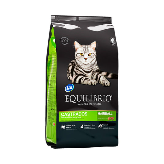 ALIMENTO EQUILIBRIO GATO ADULTO CASTRADO 1,5 KG