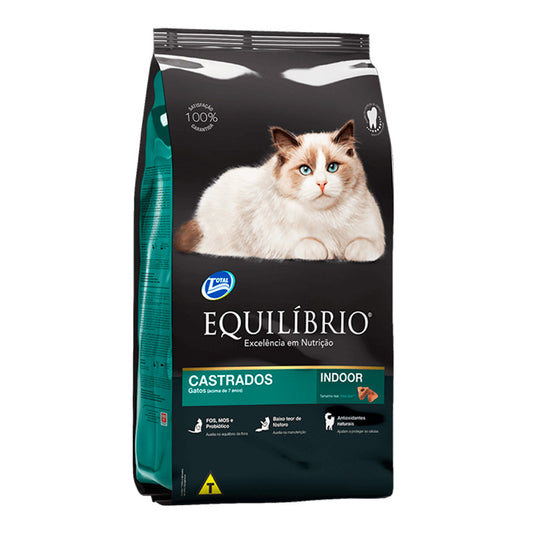 ALIMENTO EQUILIBRIO GATO CASTRADO SENIOR +7 AÑOS 1,5 KG