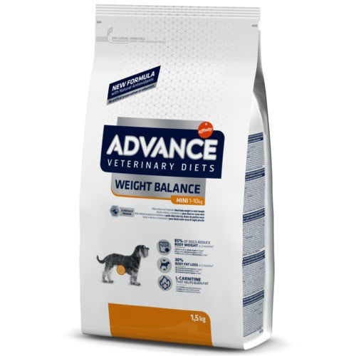 Advance Weight Balance Mini 1,5 Kg, para perros de razas pequeñas con sobrepeso
