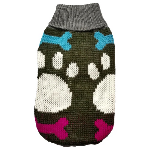 Sweater Diseño Paws para Perros Pequeños y Medianos.
