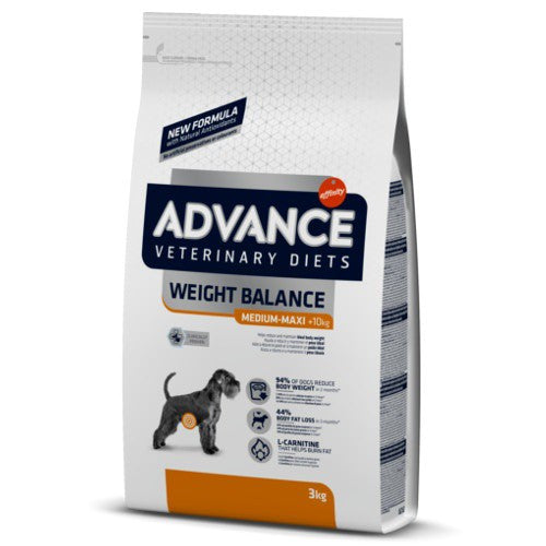 Advance Weight Balance Medium - Maxi 3 Kg. Para perros de razas medianas y grandes con sobrepeso