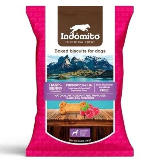 Indómito Galletas de frambuesa 180G.