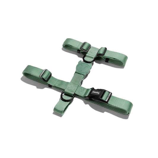 Zee.Dog Army Green H-Harness