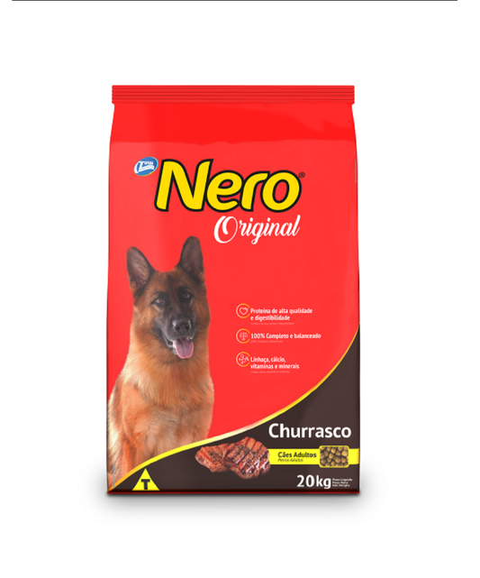 Alimento Nero Carne, sabor Churrasco 20 kg. Despacho gratis incluido en Stgo.